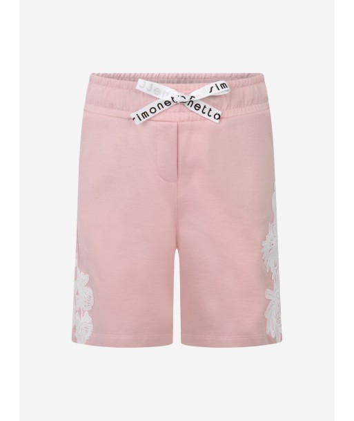 Simonetta Shorts With Embroidered Lace en ligne des produits 