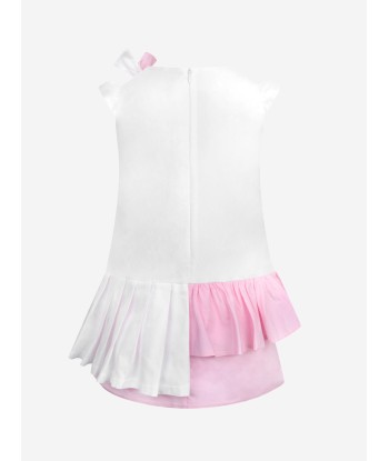 Simonetta White & Pink Dress français