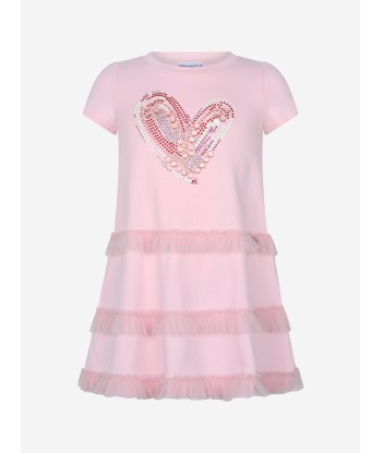 Simonetta Embellished Heart Dress le des métaux précieux