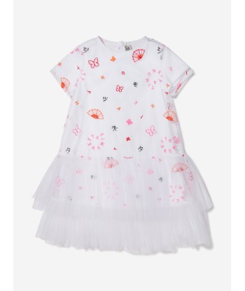 Simonetta Girls Multi Print Layered Dress en linge