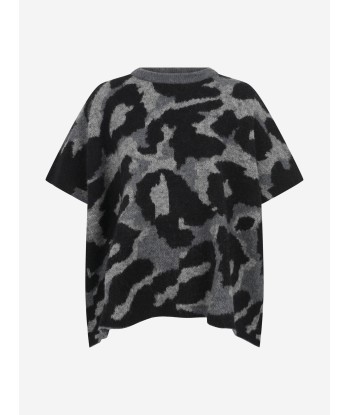 Stella McCartney Girls Camo Wool Poncho une grave pollution 