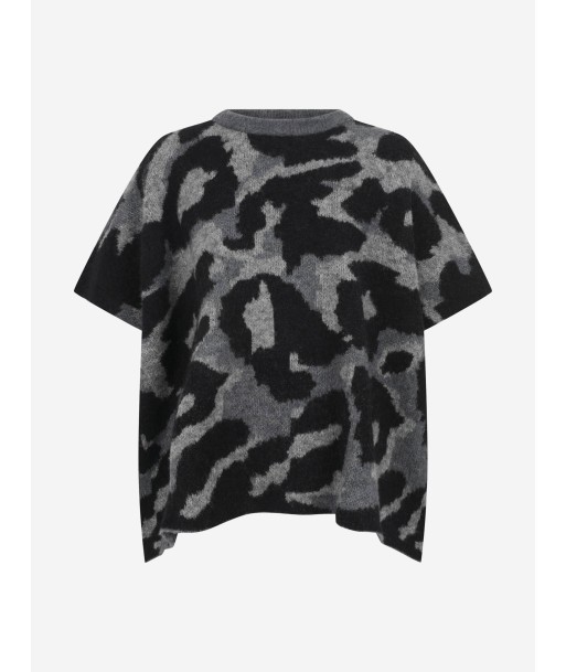 Stella McCartney Girls Camo Wool Poncho une grave pollution 