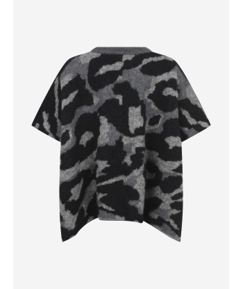 Stella McCartney Girls Camo Wool Poncho une grave pollution 