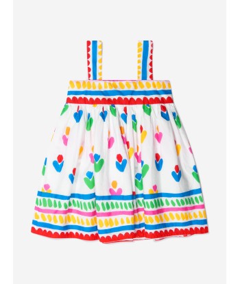 Stella McCartney Girls Cotton Voile Flower Sun Dress de la marque