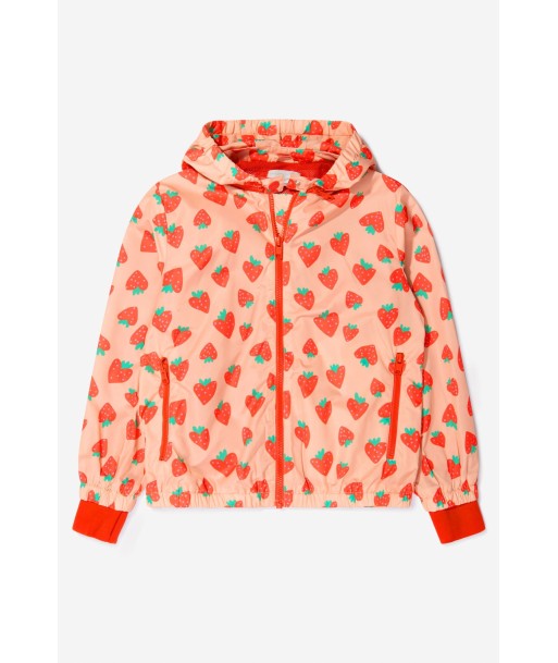 Stella McCartney Girls Strawberry Print Showerproof Jacket d'Europe débarque