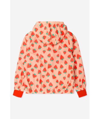 Stella McCartney Girls Strawberry Print Showerproof Jacket d'Europe débarque