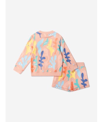 Stella McCartney Girls Cotton Fleece Shorts Set offre 