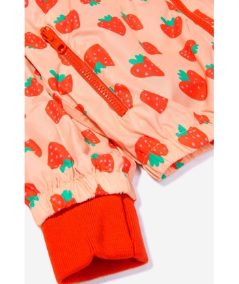 Stella McCartney Girls Strawberry Print Showerproof Jacket d'Europe débarque