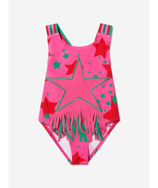 Stella McCartney Girls Star Print Swimsuit With Tassels à prix réduit toute l'année