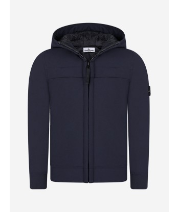 Stone Island Boys Blue Zip Up Jacket Les êtres humains sont 