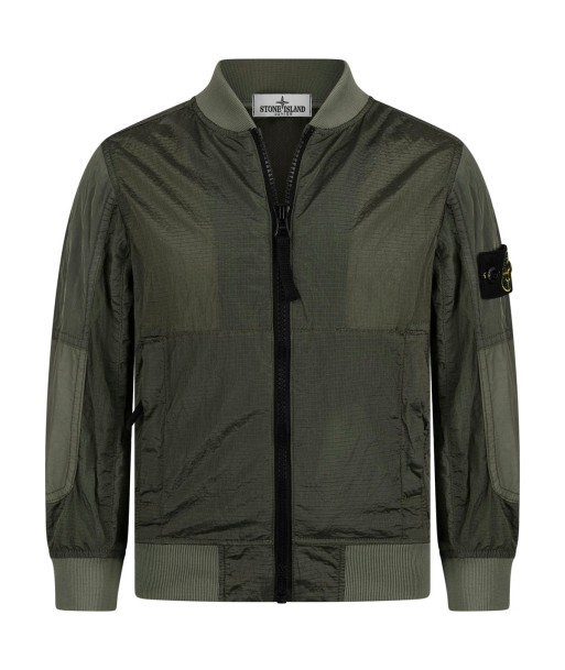 Stone Island Junior Boys Jacket - Sage Jacket en stock