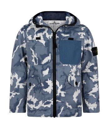 Stone Island Junior Boys Jacket - Camouflage Jacket le des métaux précieux