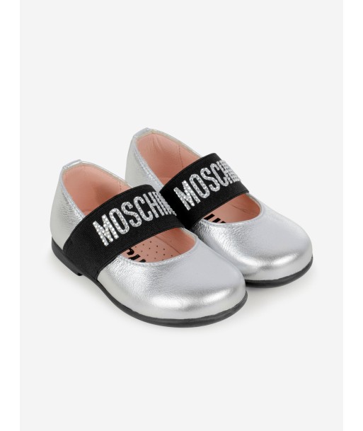 Moschino Girls Shoes - Leather Mary Jane Shoes du meilleur 