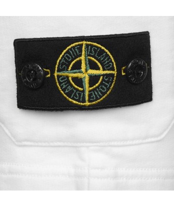 Stone Island Boys Shorts - Cotton Fleece Shorts brillant des détails fins