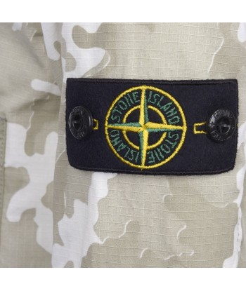 Stone Island Junior Boys Jacket - Light Camouflage Popover Jacket à prix réduit toute l'année