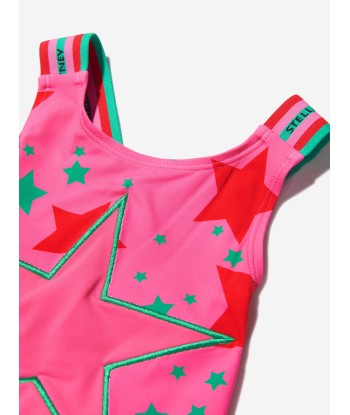 Stella McCartney Girls Star Print Swimsuit With Tassels à prix réduit toute l'année