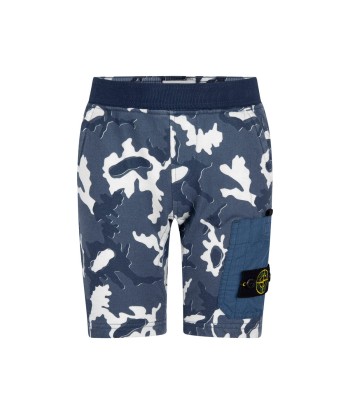 Stone Island Junior Boys Shorts - Camouflage Cotton Shorts Amélioration de cerveau avec