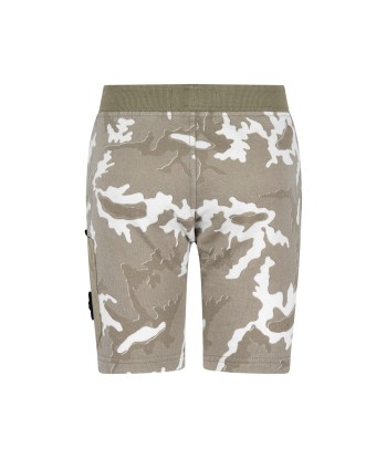 Stone Island Junior Boys Shorts - Camouflage Cotton Shorts 50-70% off 