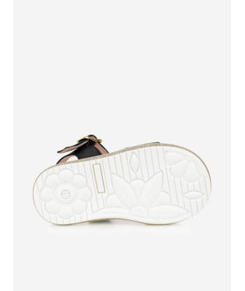 Moschino Girls Sandals - Leather Logo Sandals en ligne des produits 