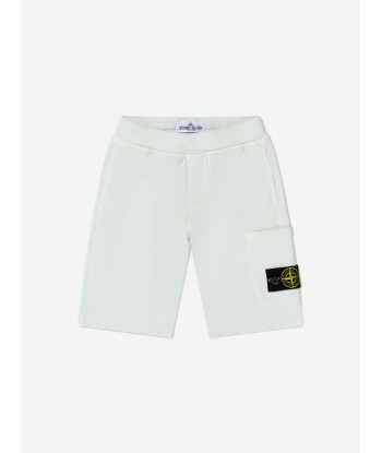 Stone Island Junior Boys Cotton Fleece Bermuda Shorts Faites des économies