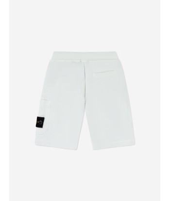 Stone Island Junior Boys Cotton Fleece Bermuda Shorts Faites des économies