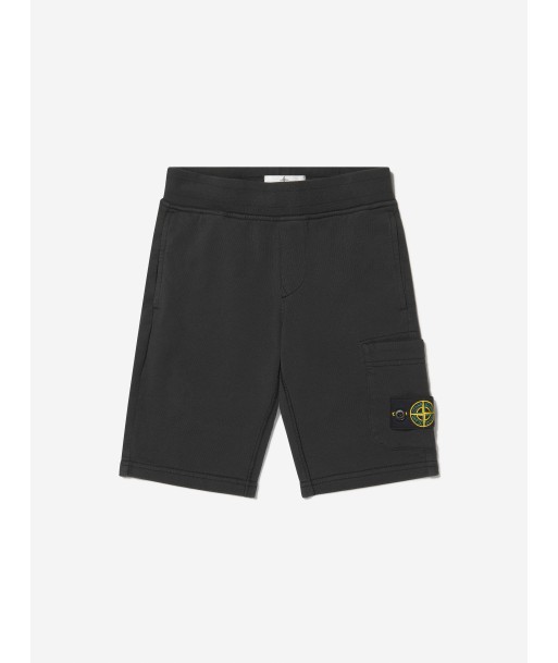 Stone Island Junior Boys Cotton Fleece Bermuda Shorts 50-70% off 