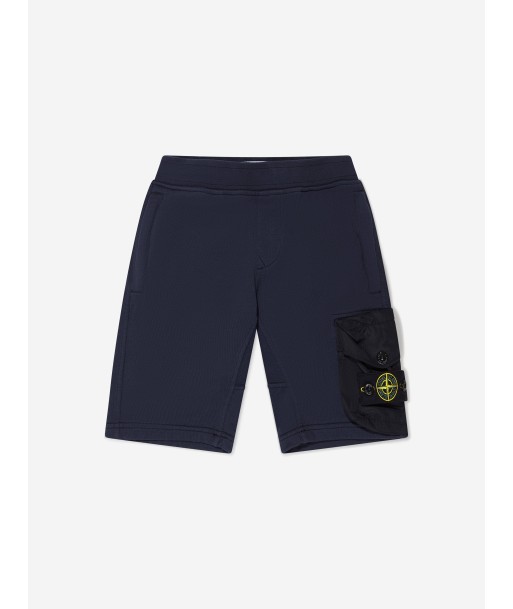 Stone Island Junior Boys Cotton Fleece Cargo Bermuda Shorts plus qu'un jeu 