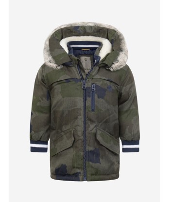 Timberland Baby Boys Camouflage Parka la colonne vertébrale