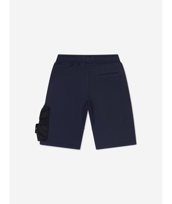 Stone Island Junior Boys Cotton Fleece Cargo Bermuda Shorts plus qu'un jeu 