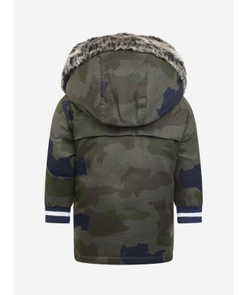 Timberland Baby Boys Camouflage Parka la colonne vertébrale