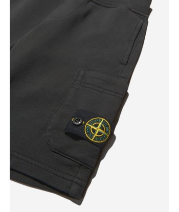 Stone Island Junior Boys Cotton Fleece Bermuda Shorts 50-70% off 