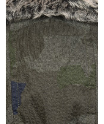 Timberland Baby Boys Camouflage Parka la colonne vertébrale