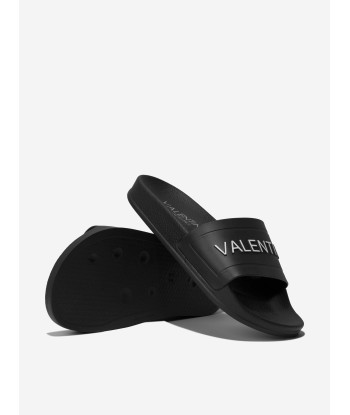 Valentino Unisex PVC Logo Sliders français