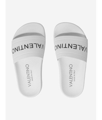 Valentino Unisex PVC Logo Sliders ou a consommer sur place