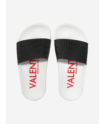 Valentino Unisex Logo Sliders vente chaude votre 