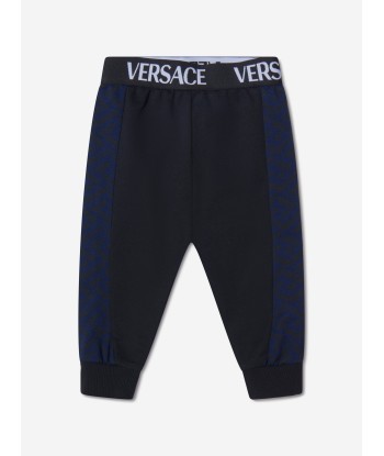 Versace Baby Boys Cotton La Greca Signature Print Joggers outlet