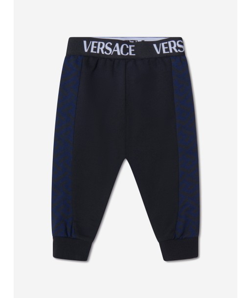 Versace Baby Boys Cotton La Greca Signature Print Joggers outlet