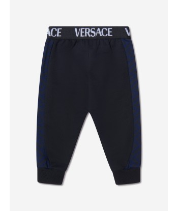 Versace Baby Boys Cotton La Greca Signature Print Joggers outlet