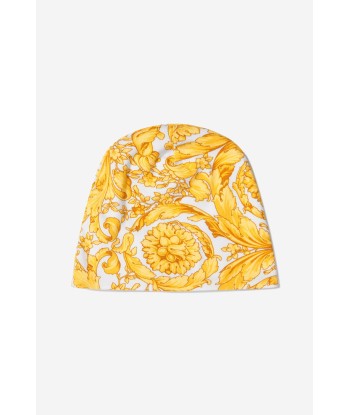 Versace Baby Unisex Cotton Barocco Print Babygrow and Hat Gift Set (2 Piece) Les magasins à Paris et en Île-de-France