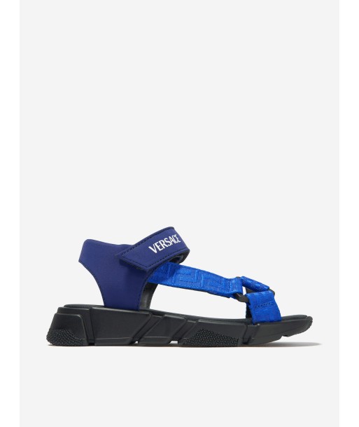 Versace Boys Neoprene Greca Strap Sandals Faites des économies