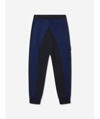 Versace Boys Cotton La Greca Signature Trim Sweatpants chez Cornerstreet bien 