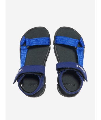 Versace Boys Neoprene Greca Strap Sandals Faites des économies