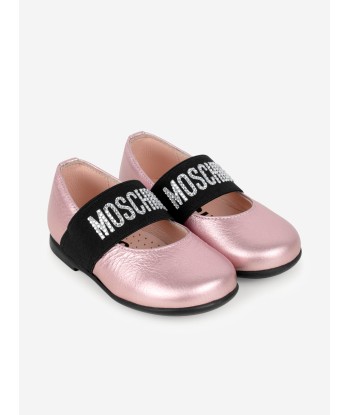 Moschino Girls Shoes - Leather Mary Jane Shoes Venez découvrir notre 