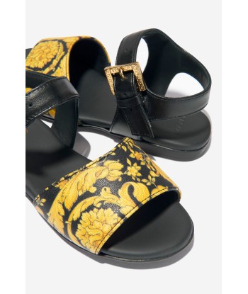 Versace Girls Barocco Print Sandals solde