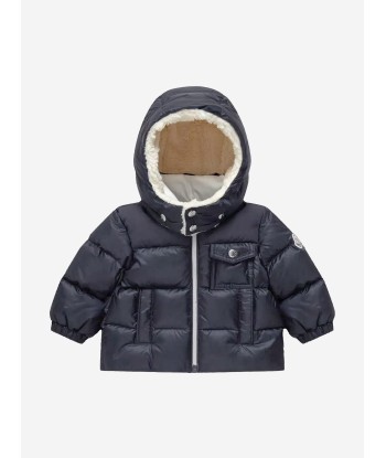 Moncler Enfant Baby Boys Down Padded Eduard Jacket in Navy de technologie