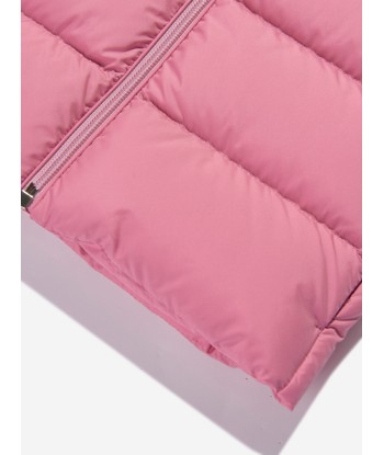 Moncler Enfant Baby Girls Down Padded Lida Gilet in Pink de la marque