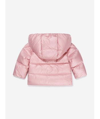 Moncler Enfant Baby Girls Down Padded Abbaye Jacket in Pink à prix réduit toute l'année