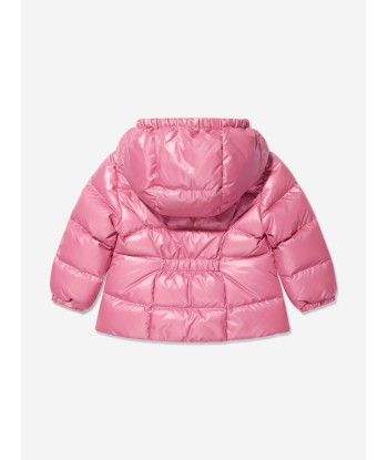 Moncler Enfant Baby Girls Down Padded Seine Short Parka in Pink d'Europe débarque