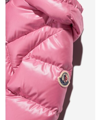 Moncler Enfant Baby Girls Down Padded Seine Short Parka in Pink d'Europe débarque