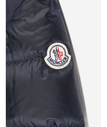 Moncler Enfant Baby Boys Down Padded Eduard Jacket in Navy de technologie